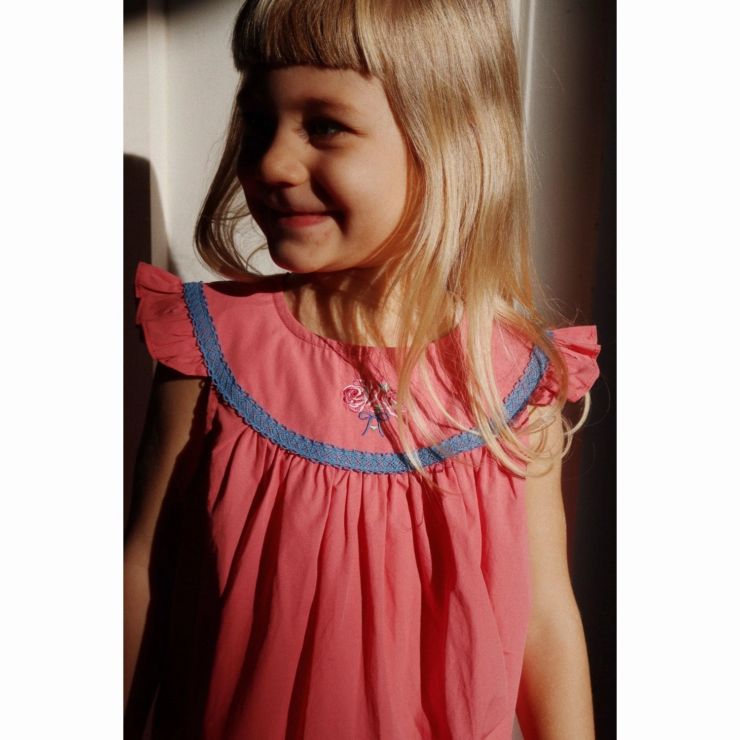 Konges Sl?jd Strawberry Ice Nella Dress GOTS Smart and Polished