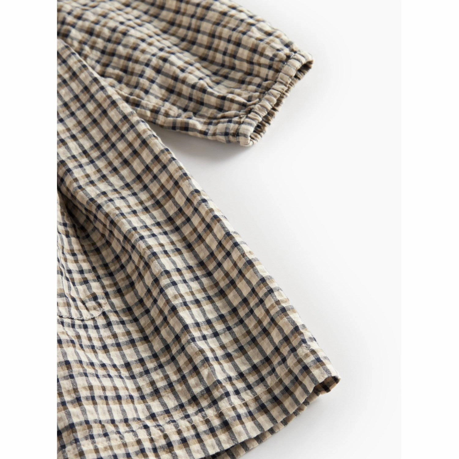 MarMar Seersucker Check Pilot Navy Check Dulle Dress Dressy Glow