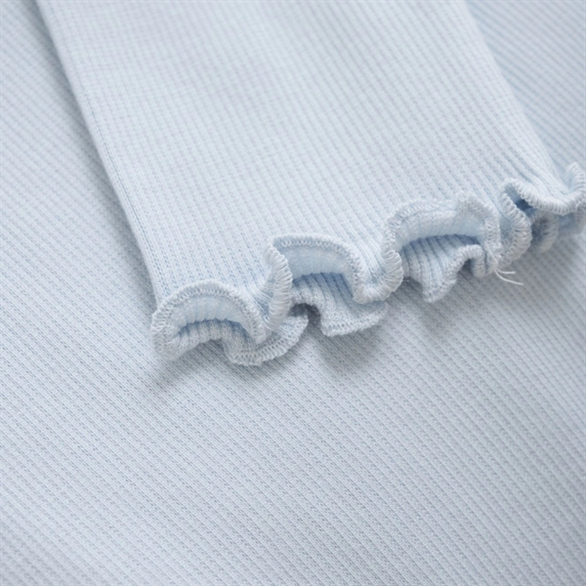 Subtle patterns Modern Style Huttelihut Rib Celestial Blue Blouse