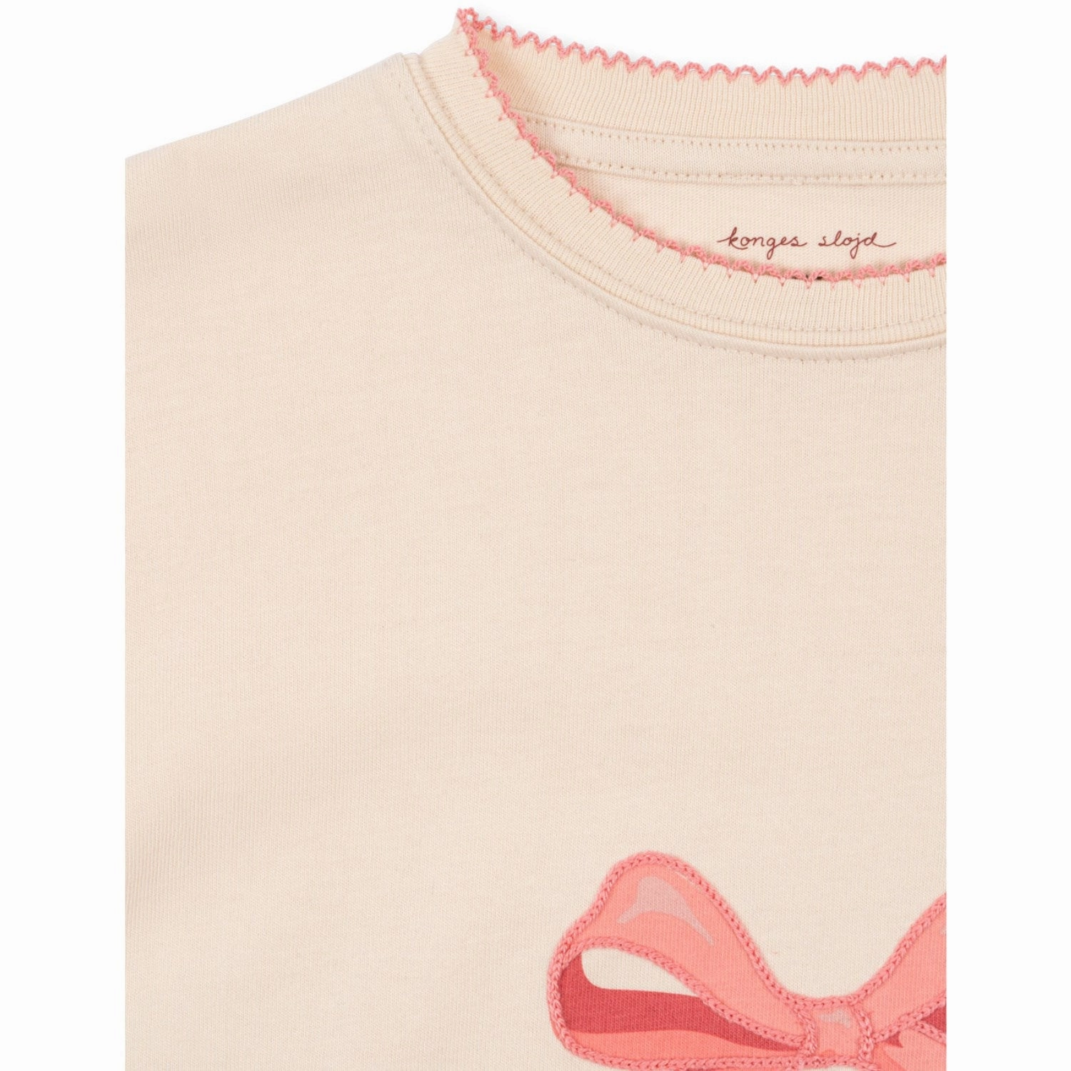 Premium Finish Konges Sl?jd Brazilian Sand Lin Ls Tee Gots