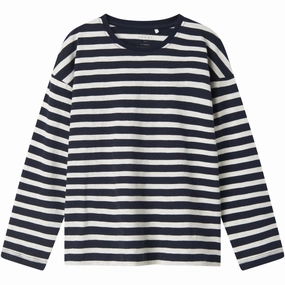 Solid Hue Name It Dark Sapphire Vaksel Blouse