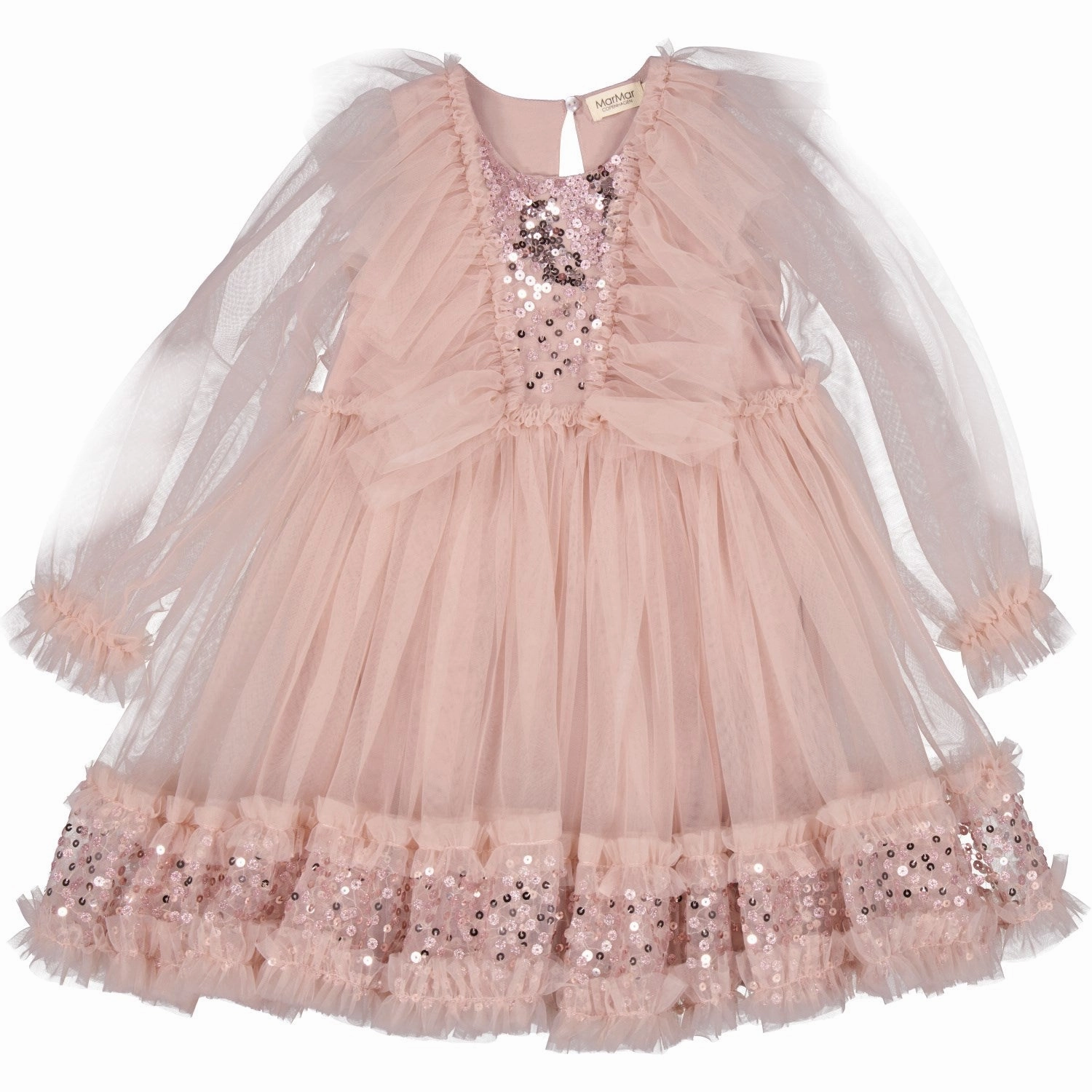 Frayed-Edge MarMar Tulle Light Plum Dido Dress