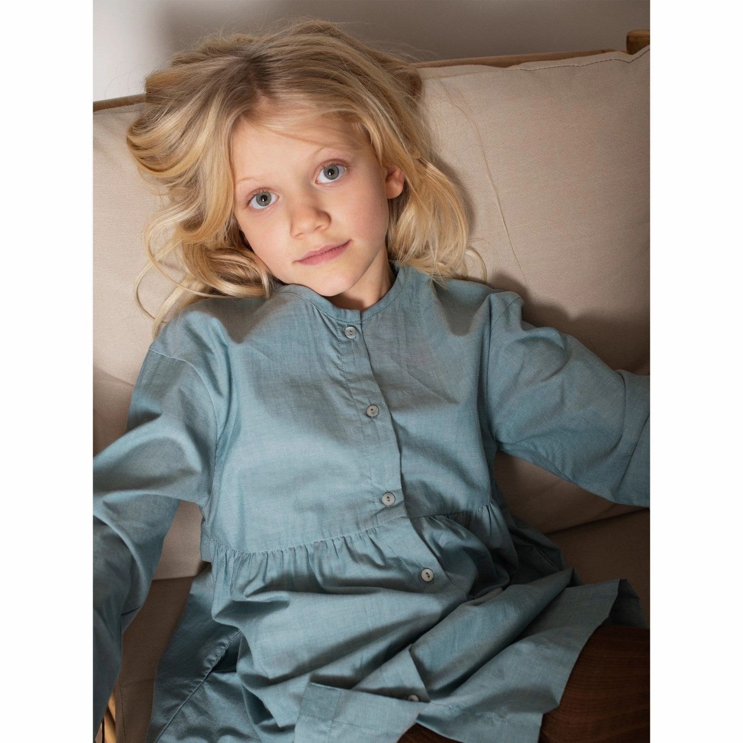 Serendipity Teal Loose Dress Shine Moment