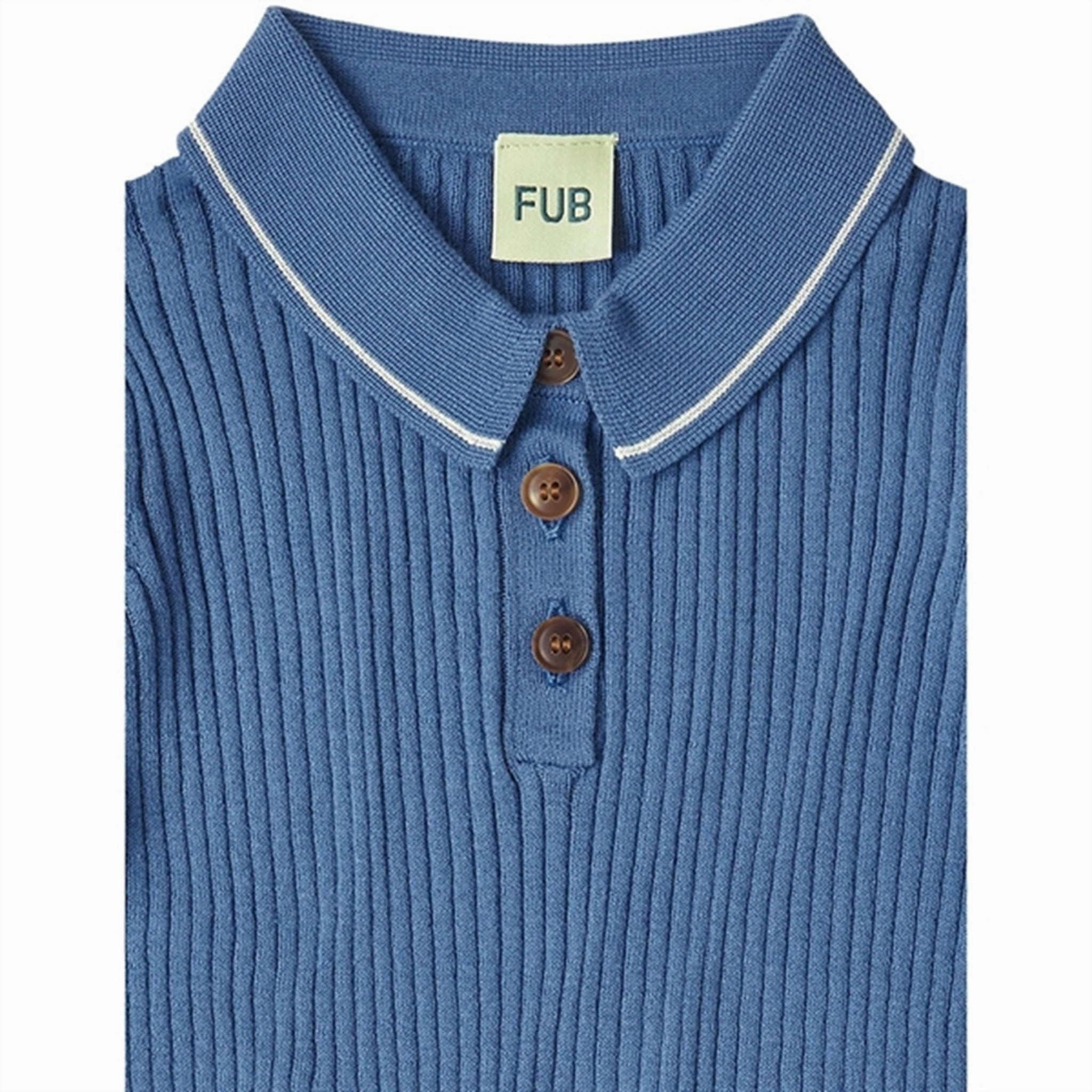 FUB Azure Polo T-shirt Travel Friendly