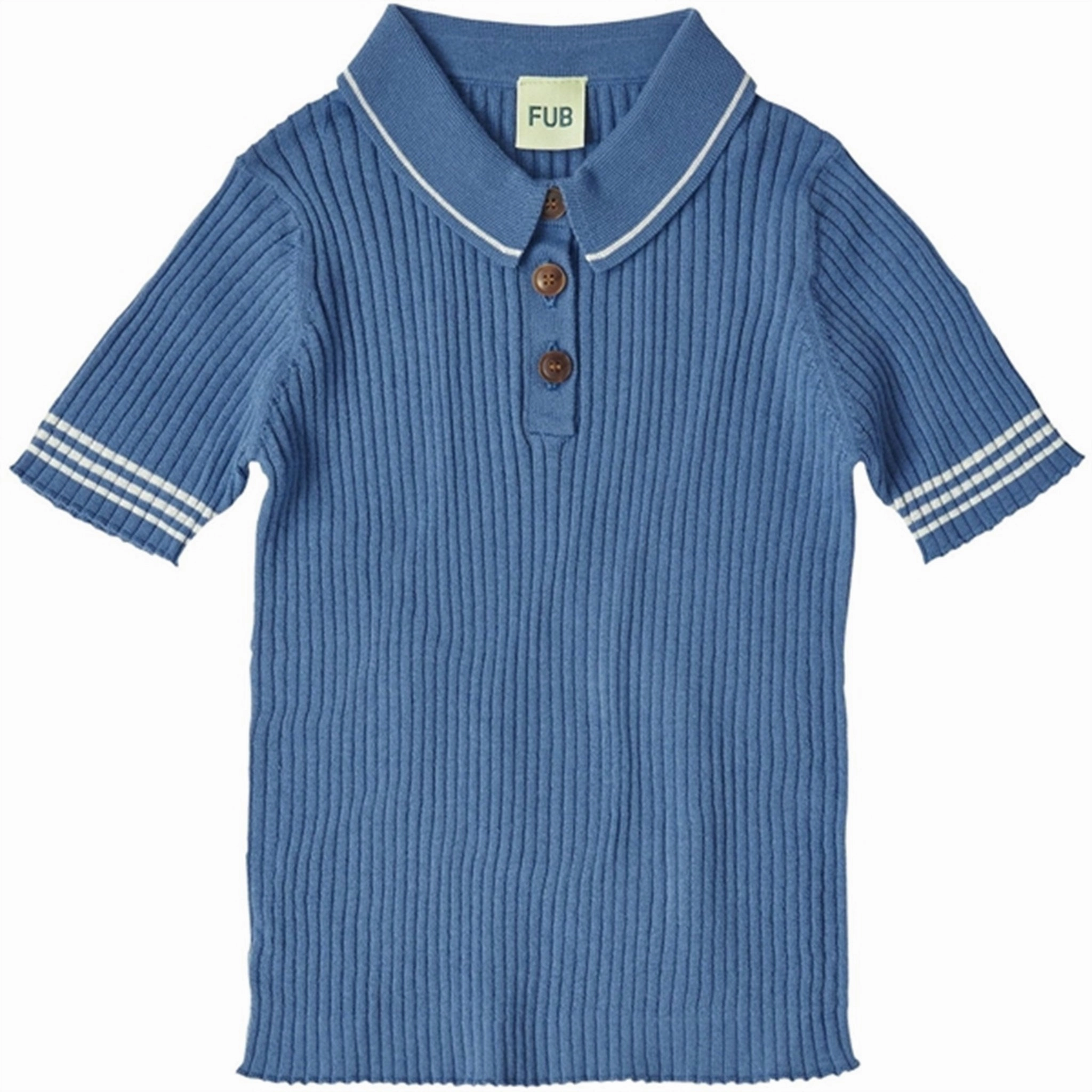 Sweat Absorbing FUB Azure Polo T-shirt