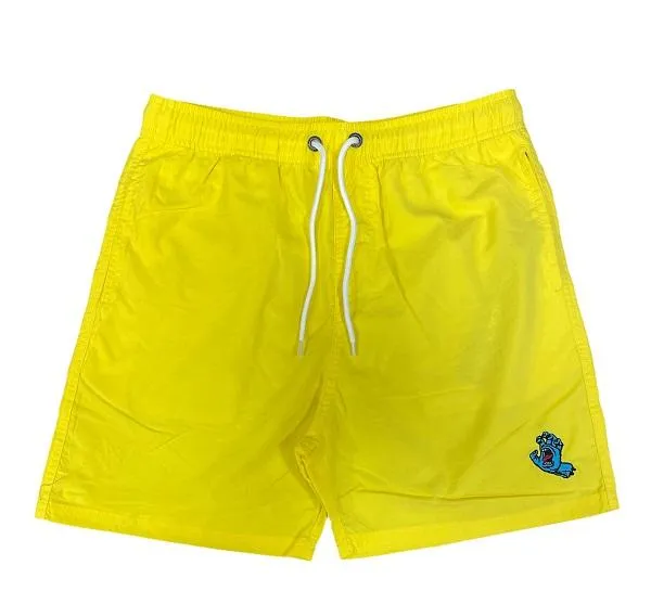 Santa Cruz costume da mare a pantaloncino Swimshort Classic Dot giallo Chlorine Resistant Fabric Multipocket Feature