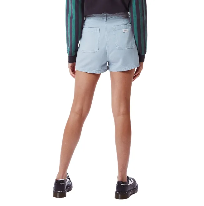 Obey Short Riviera 272100042 faded blue Wind Resistant Material