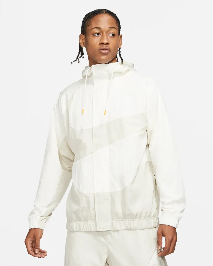 Nike giacca da uomo Sportswear Swoosh DD5967 133 sabbia Performance Jacket Grid Backlined Interior