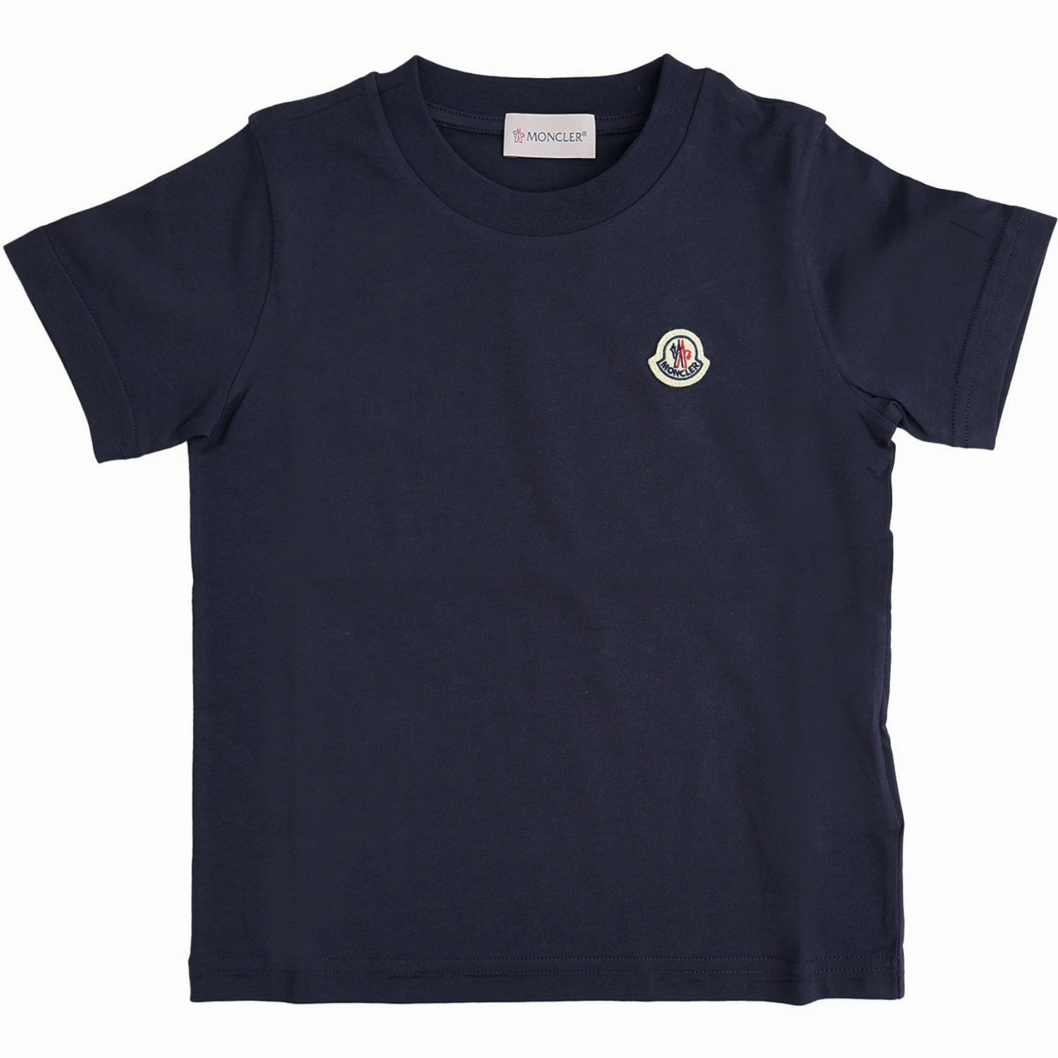 Moncler Black T-shirt Bright and Bold Sustainable Textile