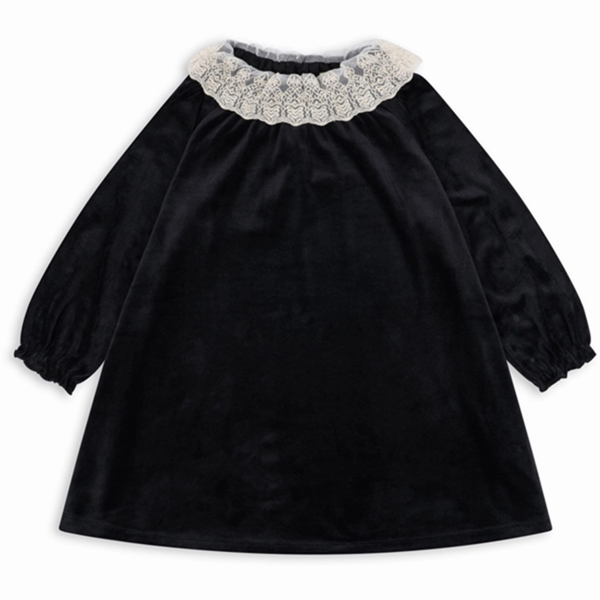 Neutral Look spring outfit Konges Sl?jd Black Venola Dress