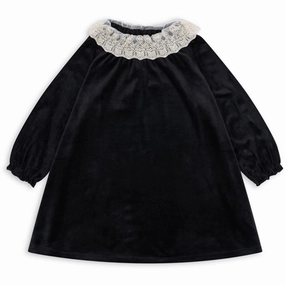 Neutral Look spring outfit Konges Sl?jd Black Venola Dress