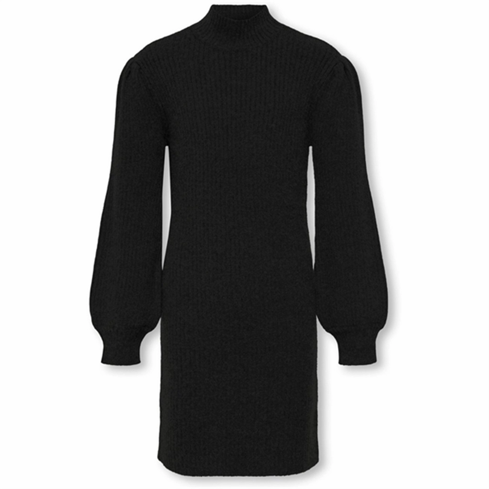 Kids ONLY Black Katria Knit Dress Chill Fit Shine Dressy