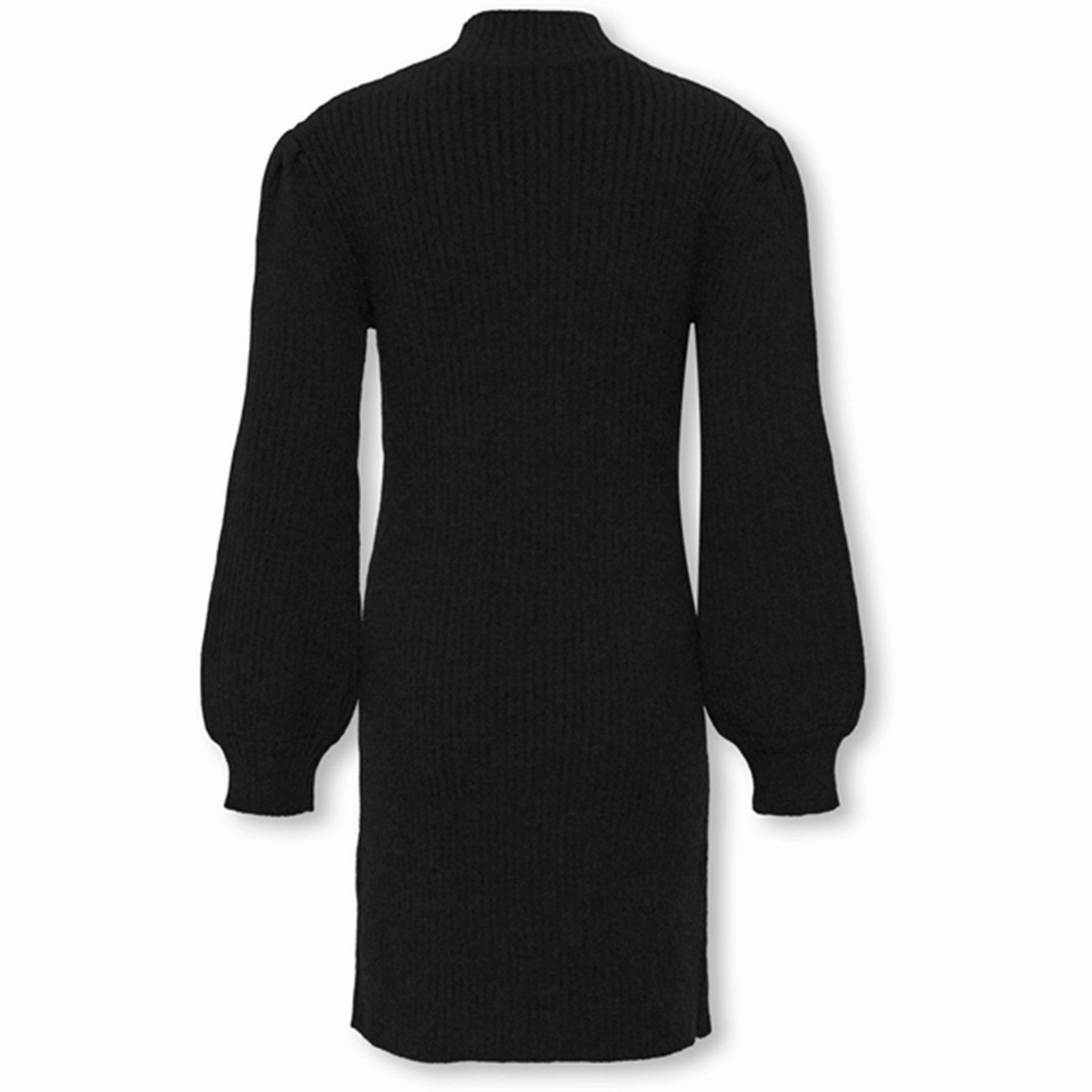 Kids ONLY Black Katria Knit Dress Trendy Appearance Modest Cut