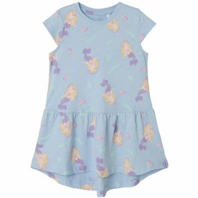 Sheer Overlay Modern Style Name It Chambray Blue Mermaids Vigga Capsl Dress Noos