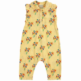 Shopping Date Home Friends Bobo Choses Baby Fireworks All Over Woven Overall Sleeveless Light Yellow