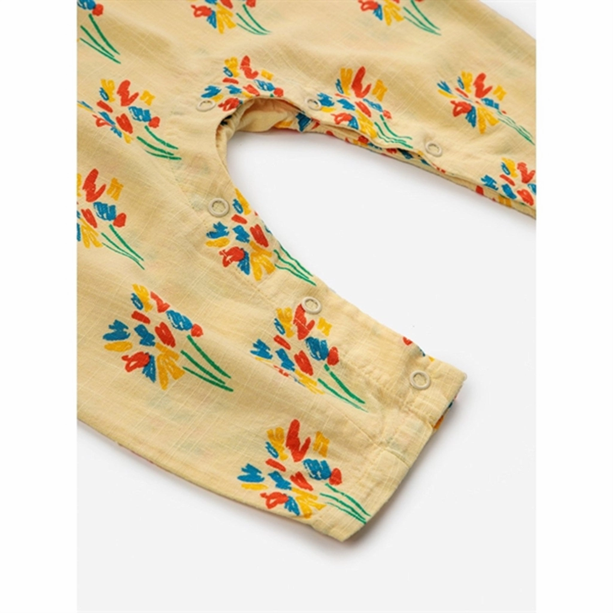 Urban Charming Active Vacation Bobo Choses Baby Fireworks All Over Woven Overall Sleeveless Light Yellow