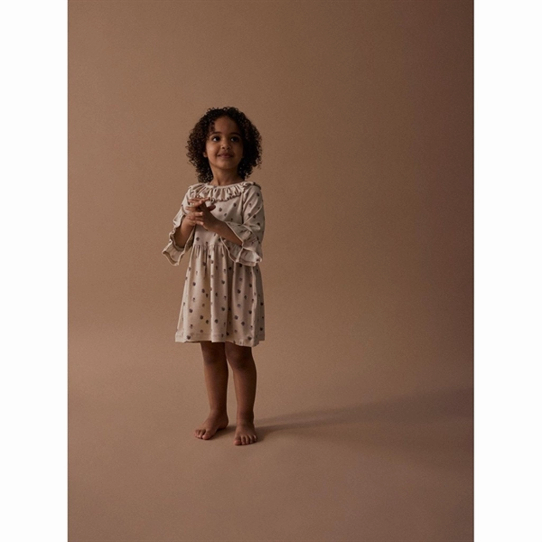 Sleek Style Lil'Atelier Fog Flower Gaya 3/4 Loose Dress