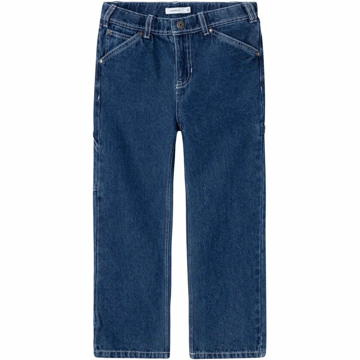 Non Fading Technology Name It Dark Blue Denim Ryan Straight Jeans Noos