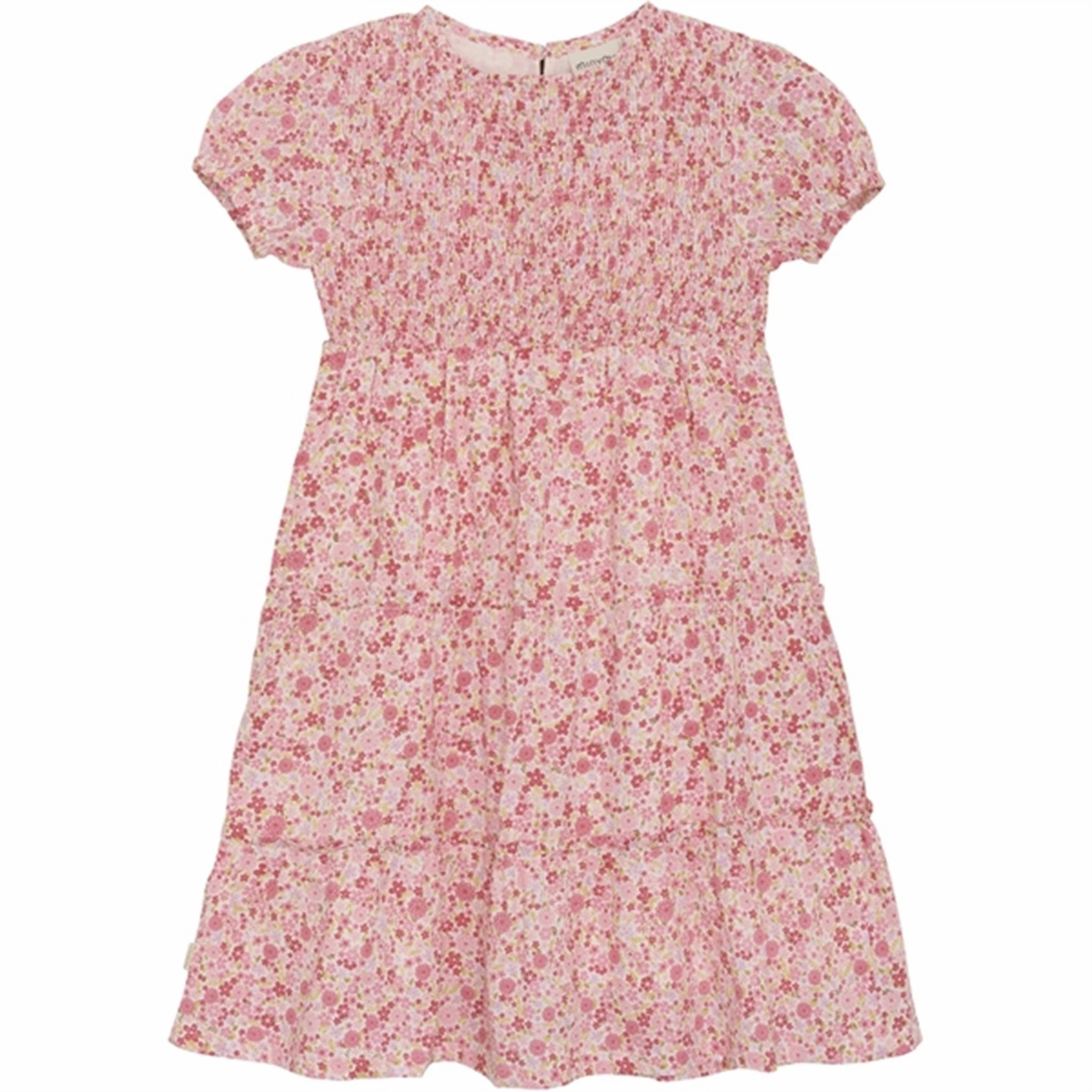 Light Weight Minymo Pink Dogwood Dress AOP w. Lining