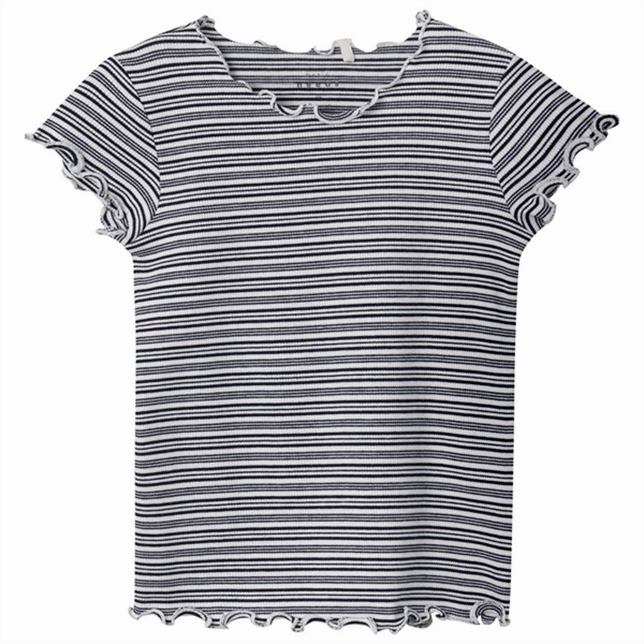 NonIrritating Fabric Breathable apparel Name it Dark Sapphire Vemma Slim T-Shirt