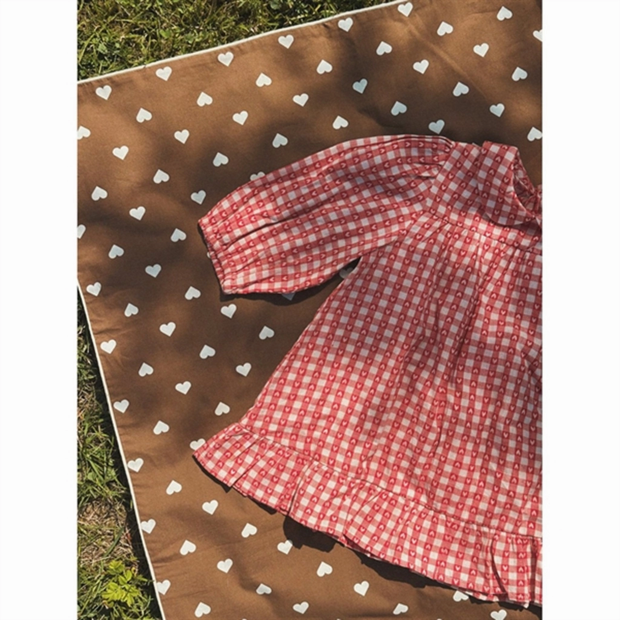 Fl?ss Ally Dress Heart Gingham Cocktail Ready Wide Swing