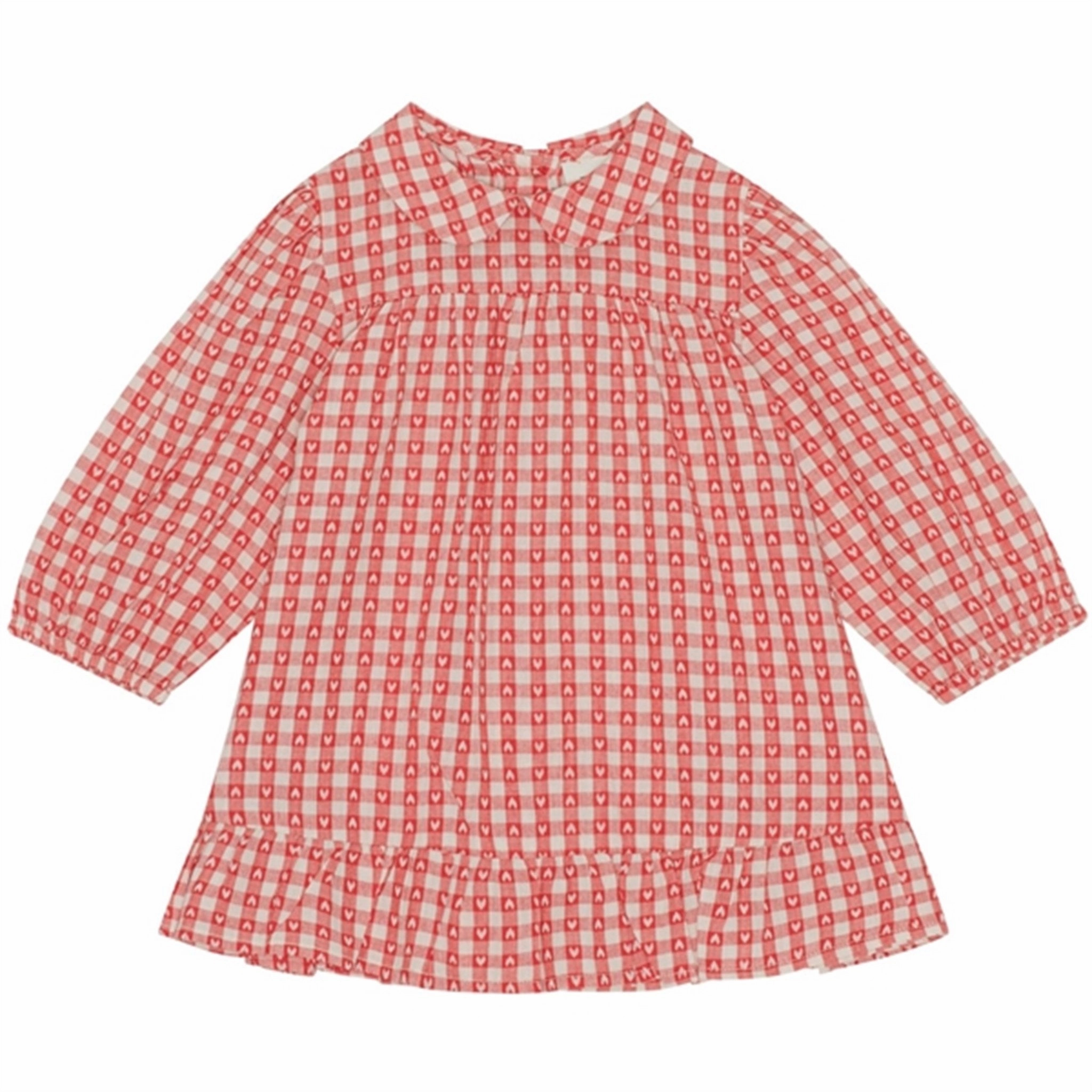 Church Scene Subtle Glow Fl?ss Ally Dress Heart Gingham