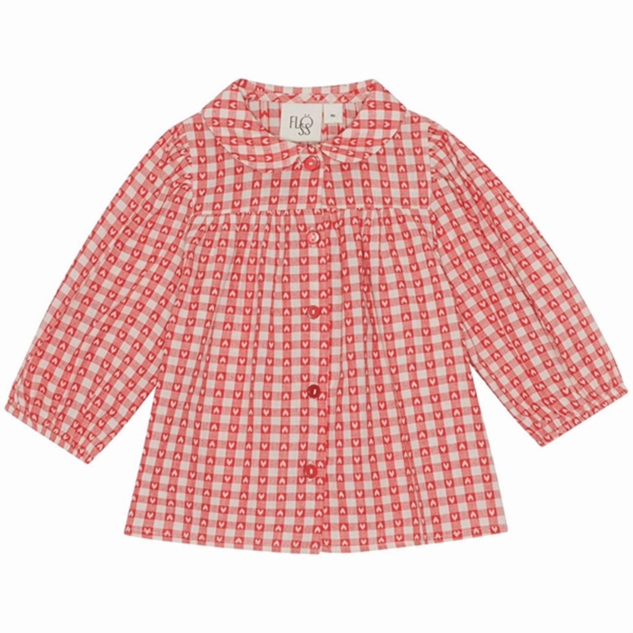 Odor Resistant Relaxed Silhouette Fl?ss Ally Shirt Heart Gingham