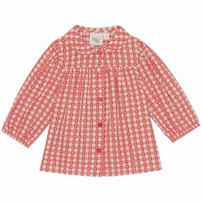 Odor Resistant Relaxed Silhouette Fl?ss Ally Shirt Heart Gingham