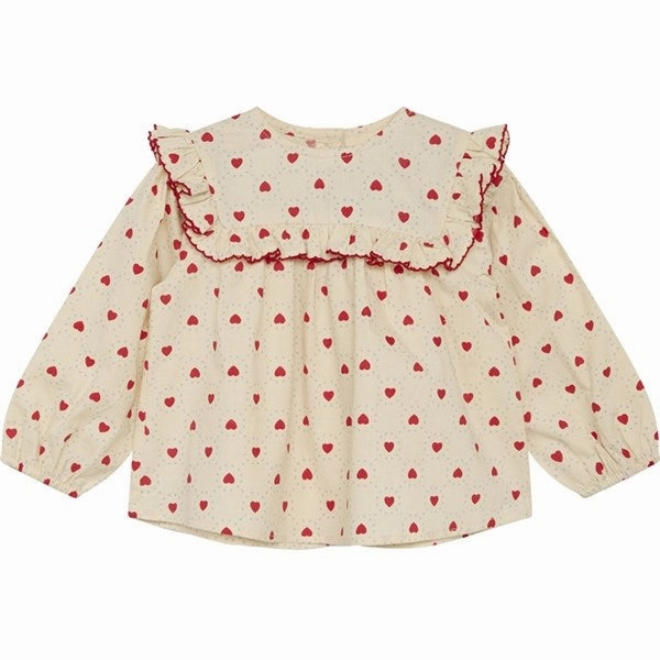 Fl?ss Betsy Blouse Rouge Heart Bold Pattern