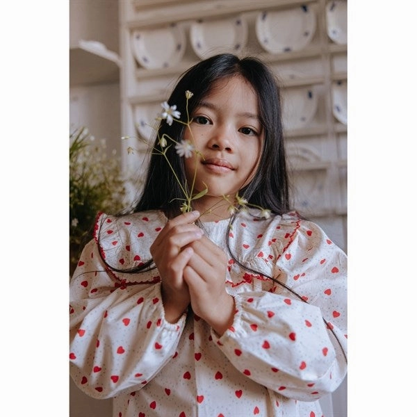 Relax Feel garden party Fl?ss Betsy Dress Rouge Heart