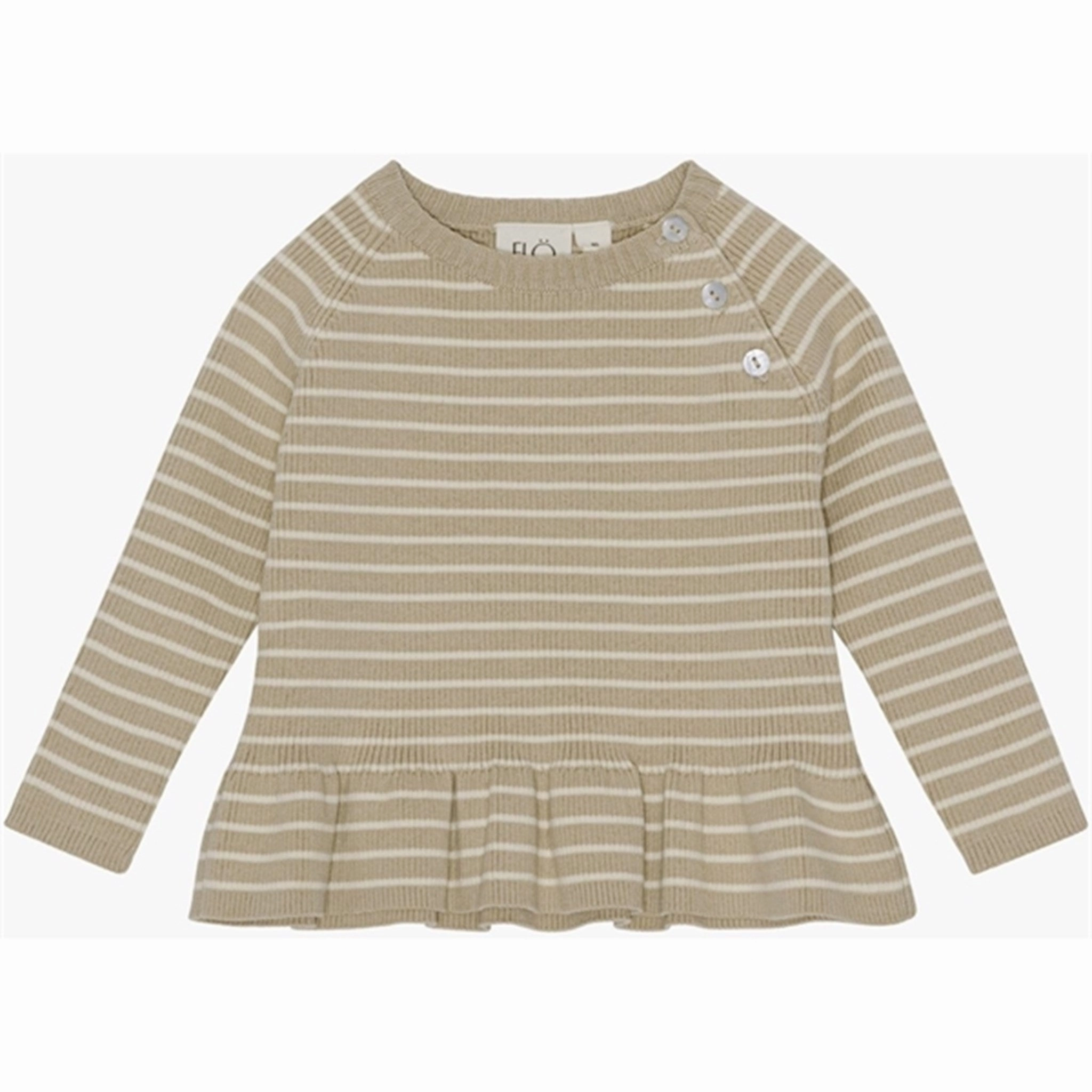 Fl?ss Flye Blouse Sand Luxury Feel Preppy Vibe