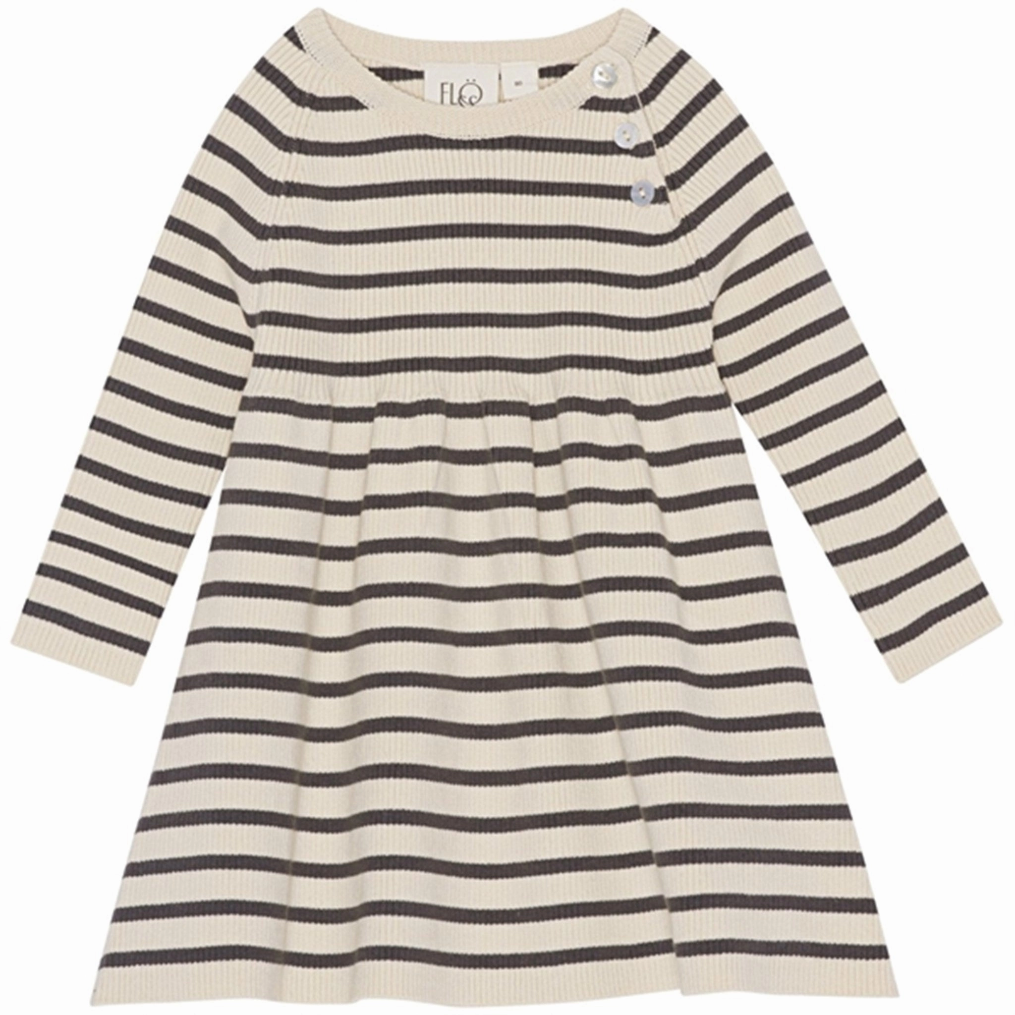 Classic Design Fl?ss Flye Dress Noir/Warm cotton