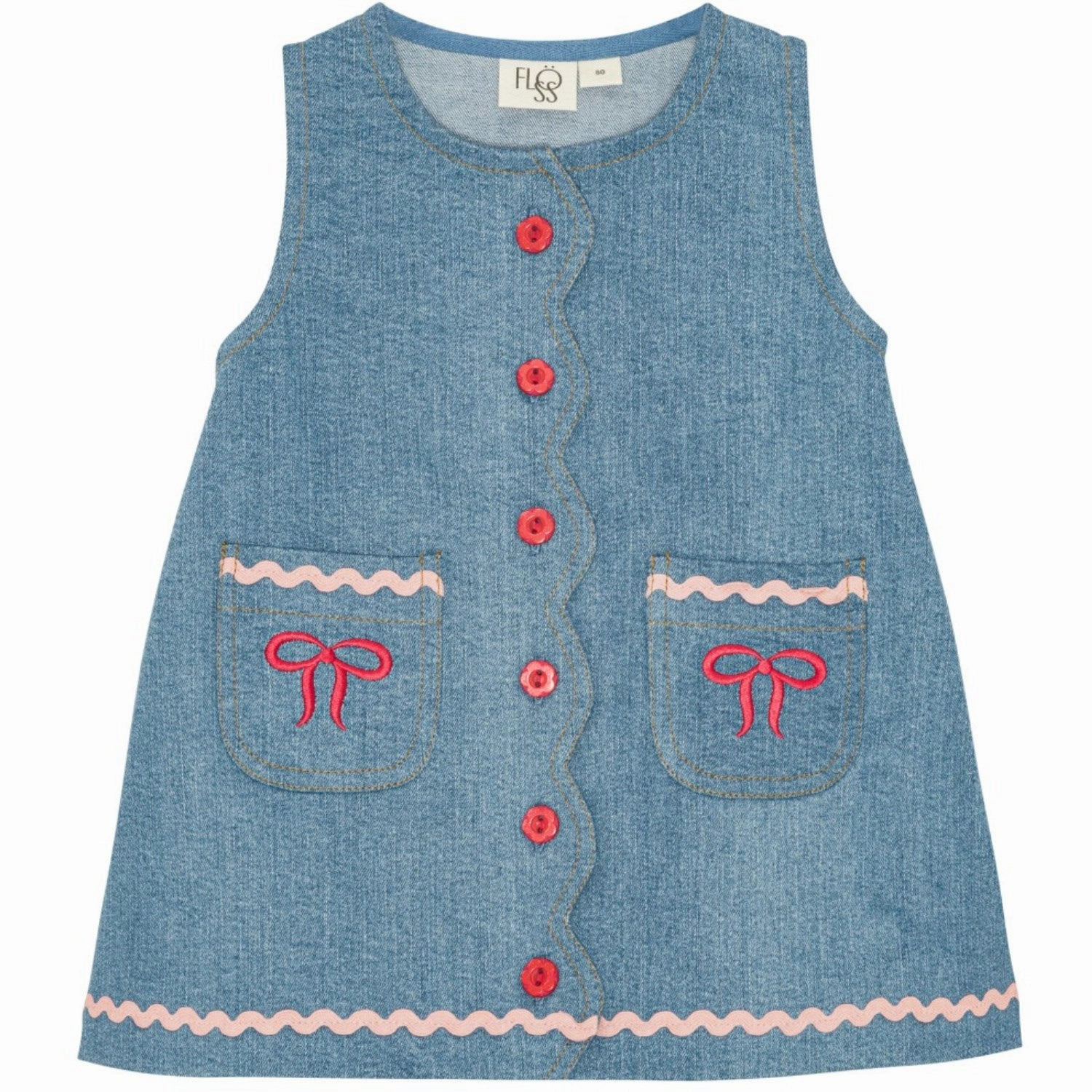 Dressy Yet Comfortable Fl?ss Mid Blue Rinse Hazel Dress