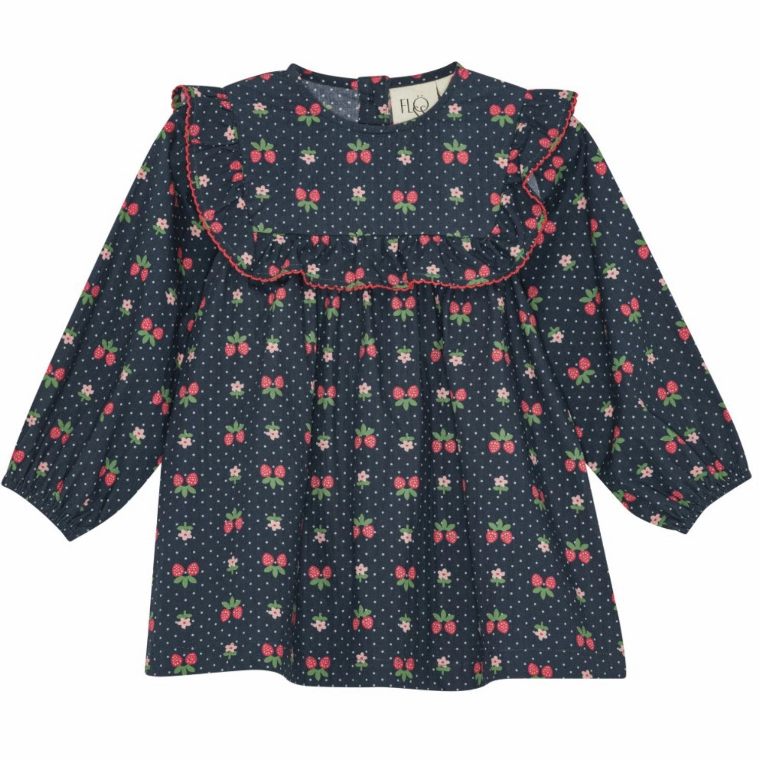 Fl?ss Navy Space Berry Sofia Dress Love Energy Simple yet chic gown