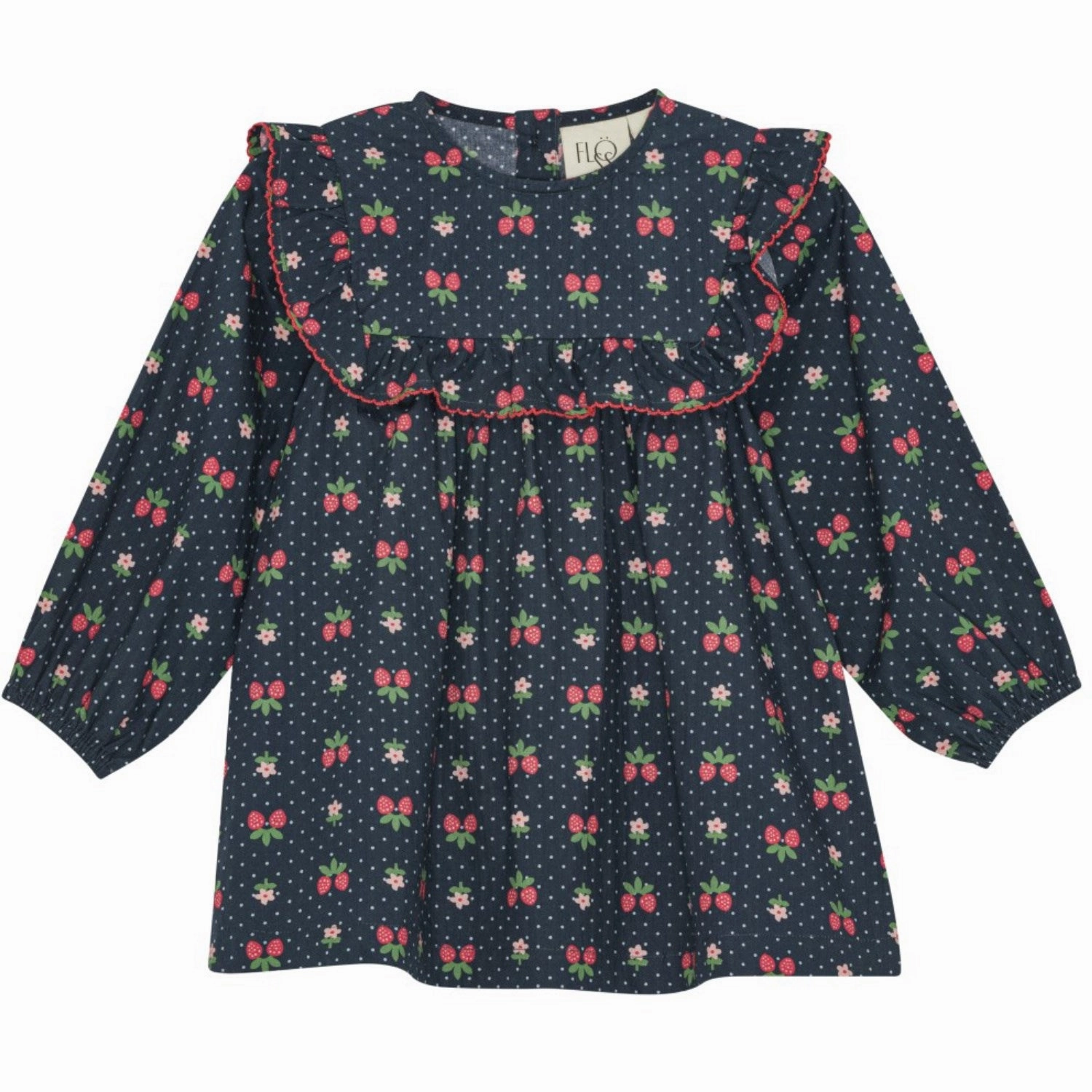 Day Glow Fl?ss Navy Space Berry Sofia Dress