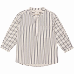 Geometric Print Work Appropriate Fl?ss Nori Shirt Misty Stripe