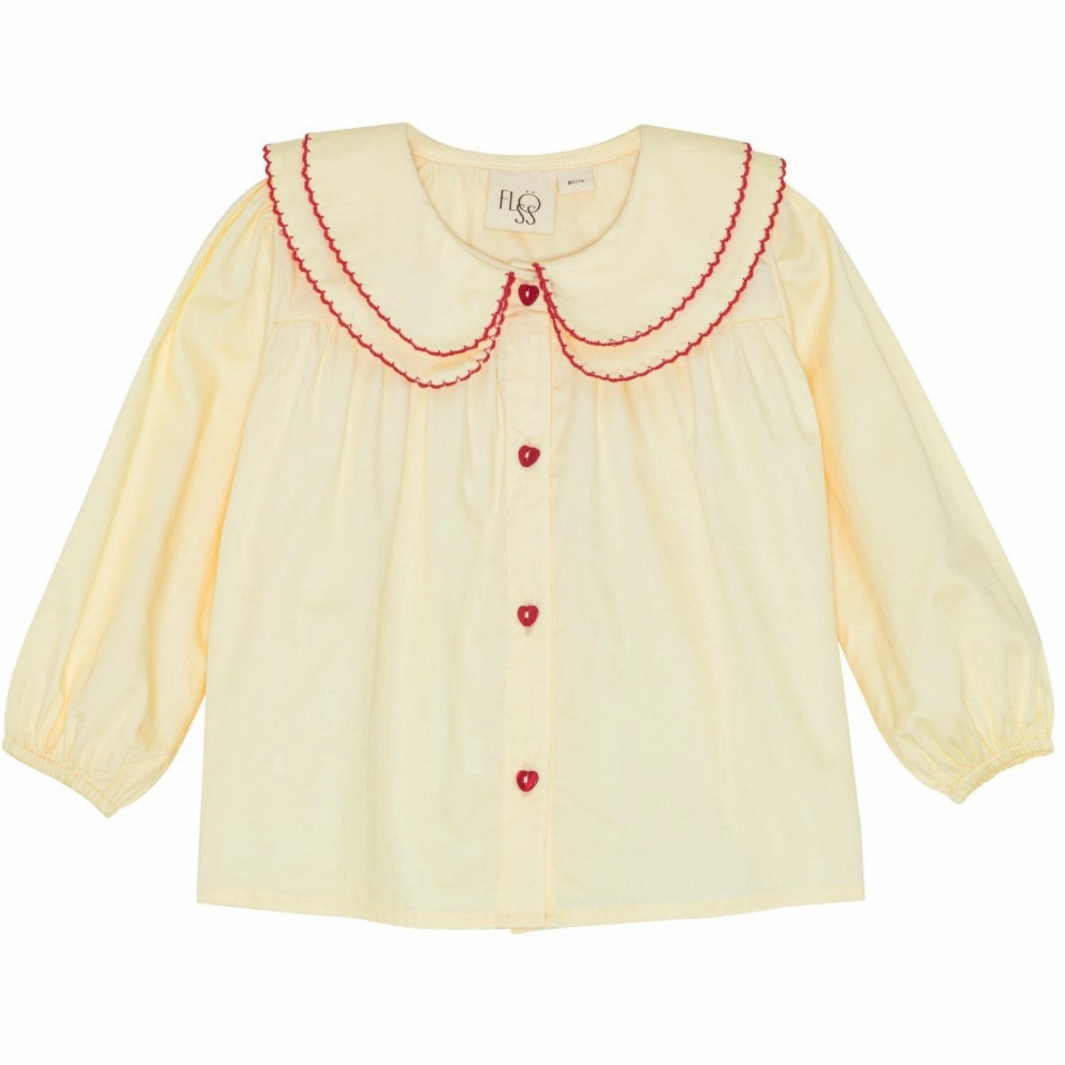 Fl?ss Soft White Darling Blouse Zip Front
