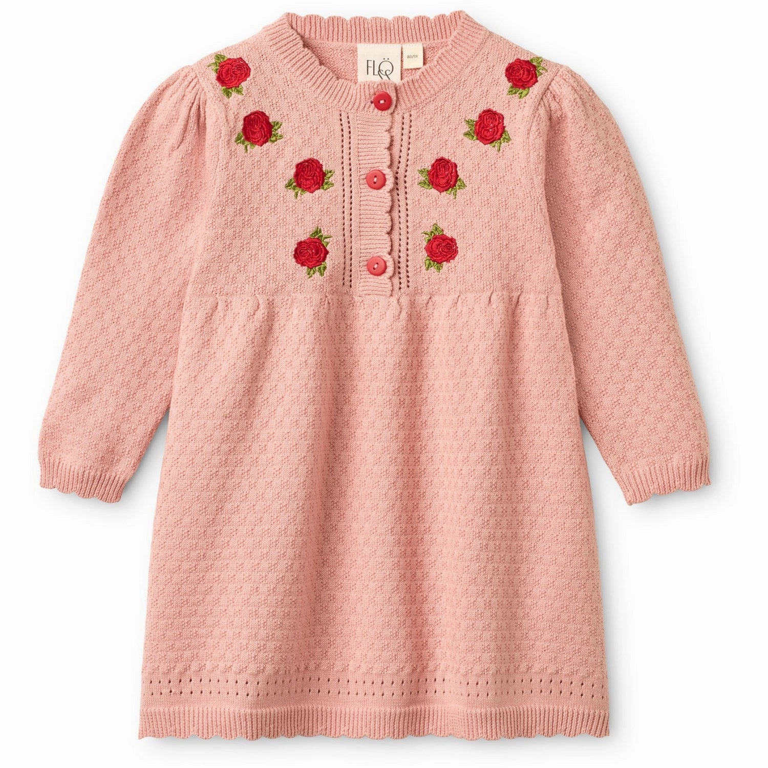 Fl?ss Warm Pink Aya Dress Simple Fit Pure Fit