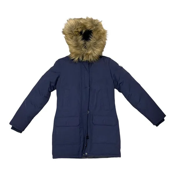 Pickwick giacca con cappuccio e pelliccia da donna PJET999WJI8 blu Hyperguard Water Resistance Defy