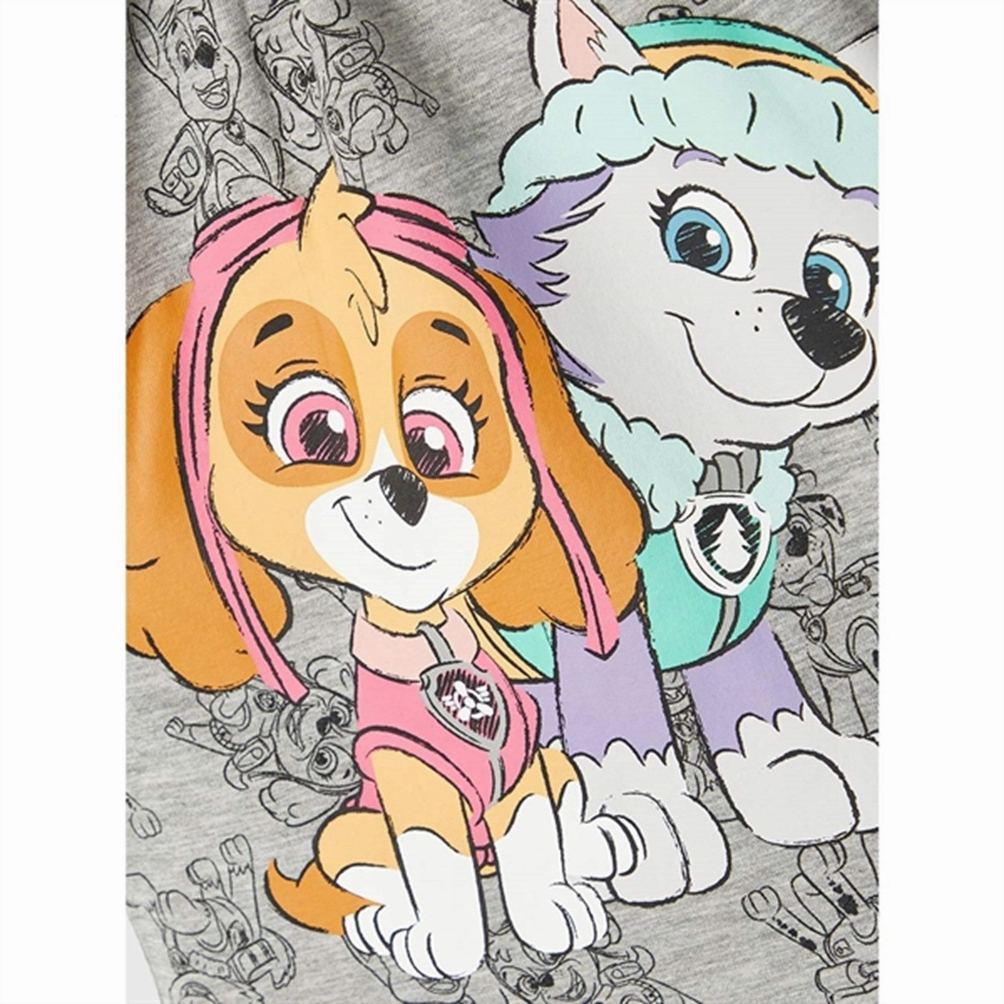 Name it Grey Melange Jam Paw Patrol Sweat Dress Comfort First