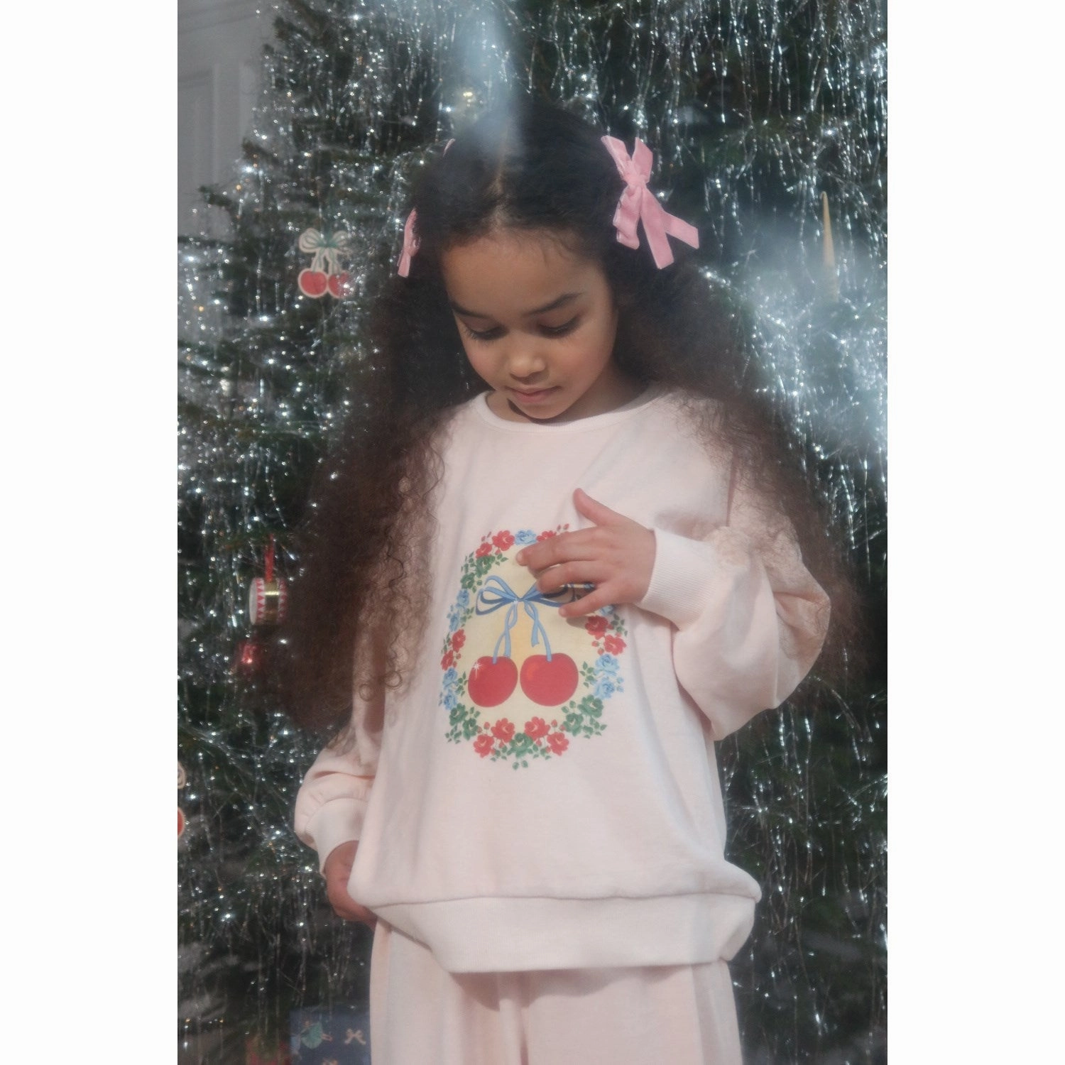 Seamless Shoulder Construction Konges Sl?jd Creole Pink Velou Blouse Gots