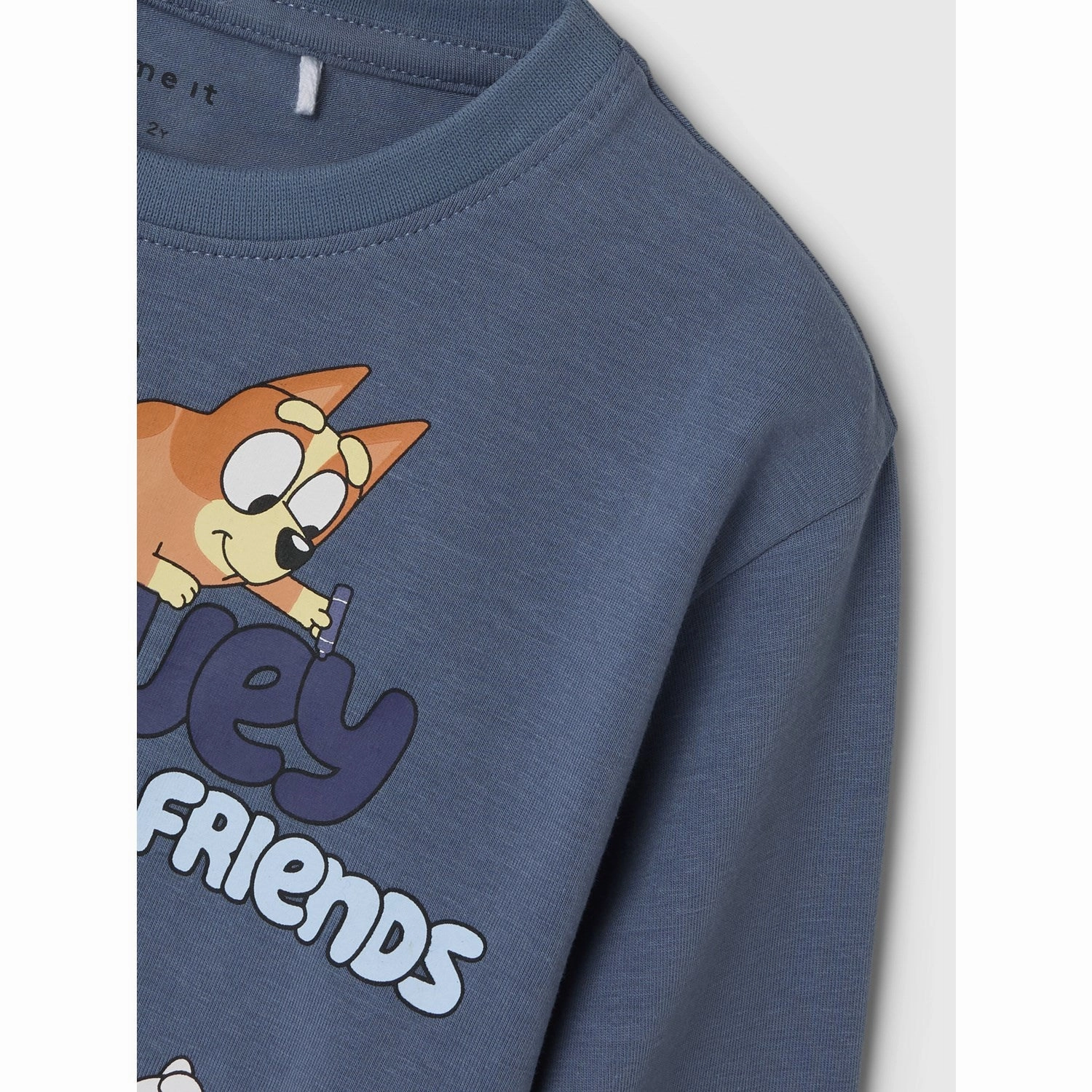 Low Maintenance Smooth zipper closure Name It Flint Stone Niels Bluey Regular Blouse