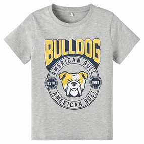 Simple Yet Elegant Name it Grey Melange Dasper T-Shirt