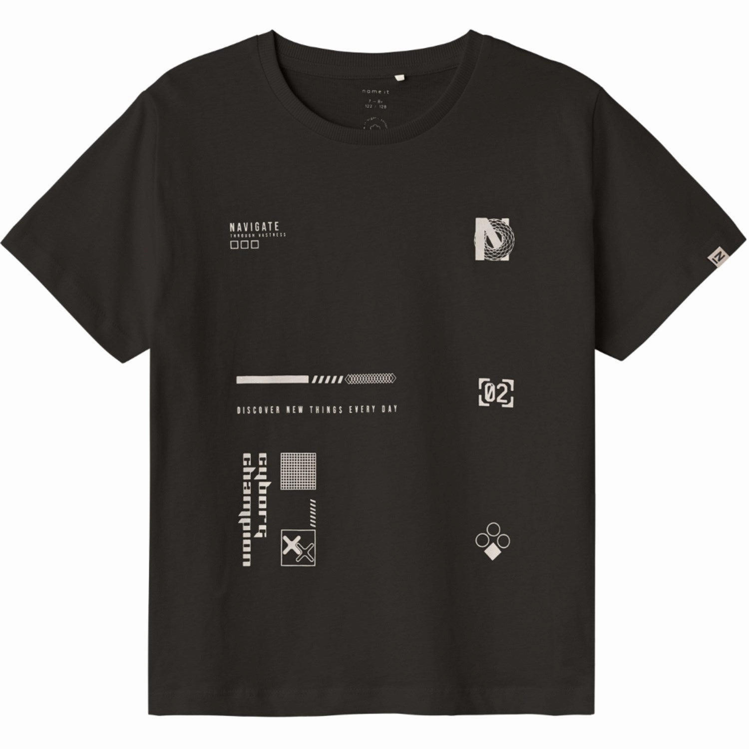 Casual Comfort Name It Black Lisune Loose T-Shirt