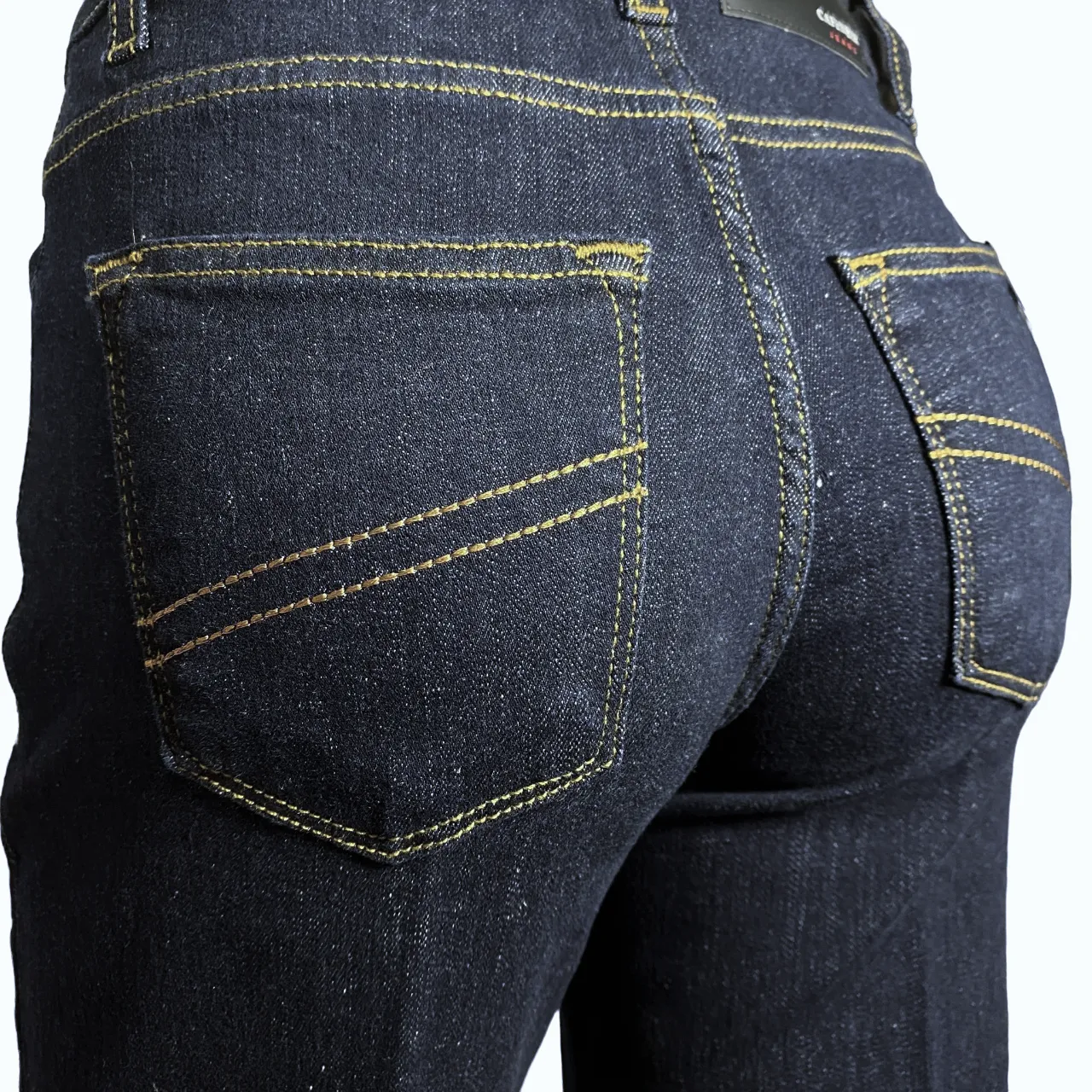 OdorResistantTreatment Plaid detail Caf??Noir pantalone jeans da donna Denim Culotte c7 JJ1016 B009 indaco