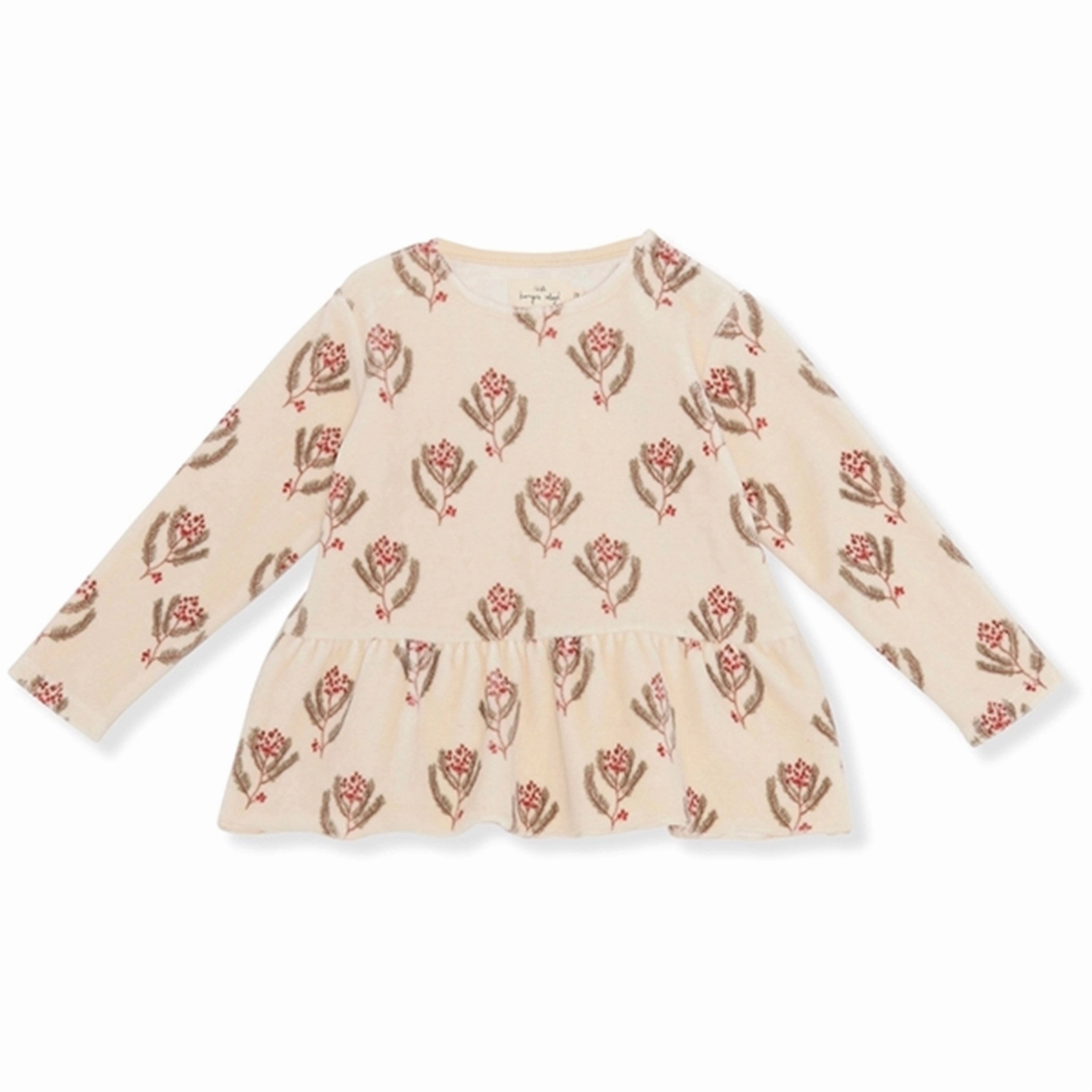 Breathable Lining Dressy look Konges Sl?jd Christmas Jolly Blouse Christmas Vintage Flower