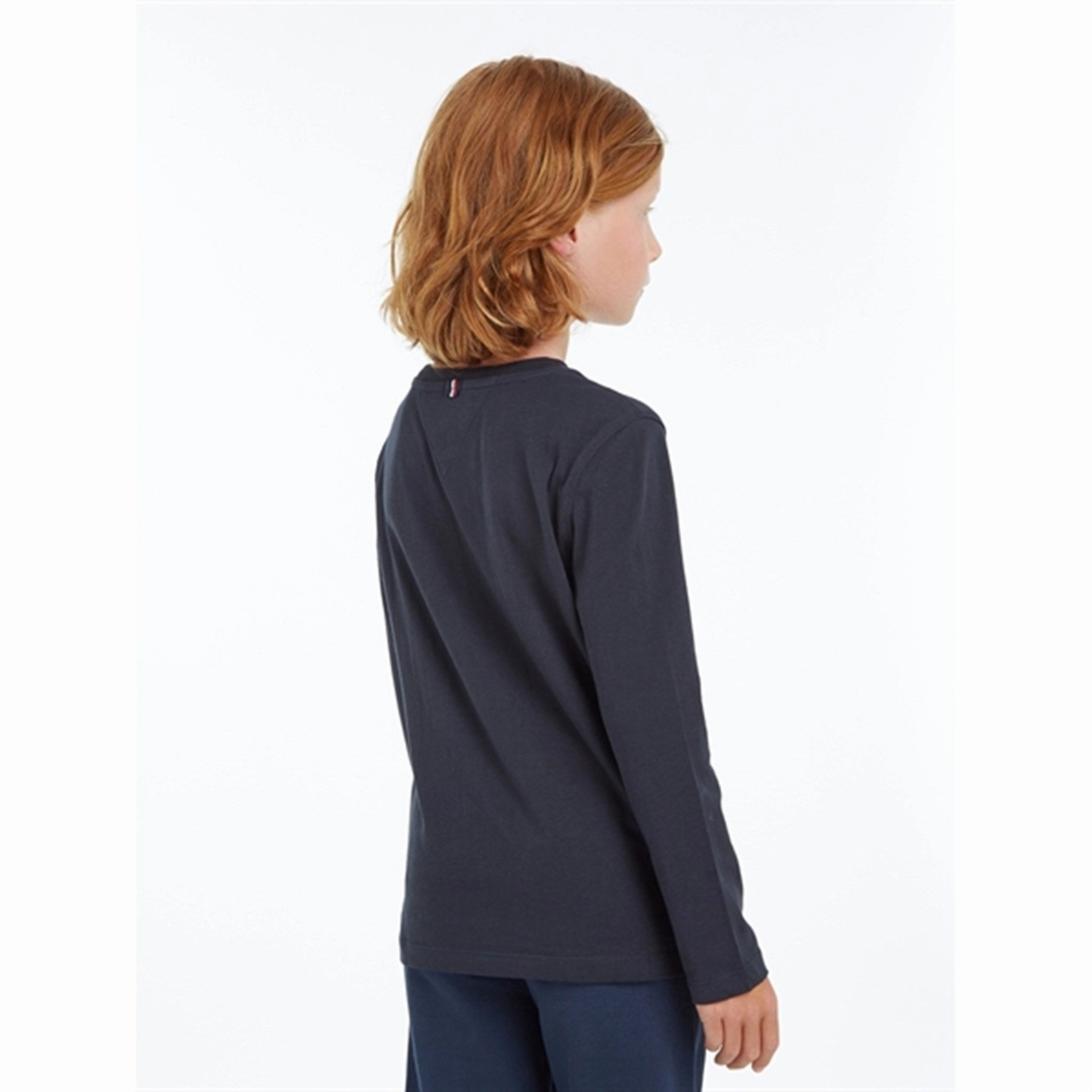 Stretchy Cloth Lakeside Relaxation Tommy Hilfiger Boys Basic CN Bluse Sky Captain