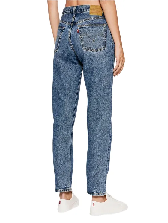 AntiStaticLining Levi's pantalone jeans da donna corto 501 Cropped 36200-0236 blu medio