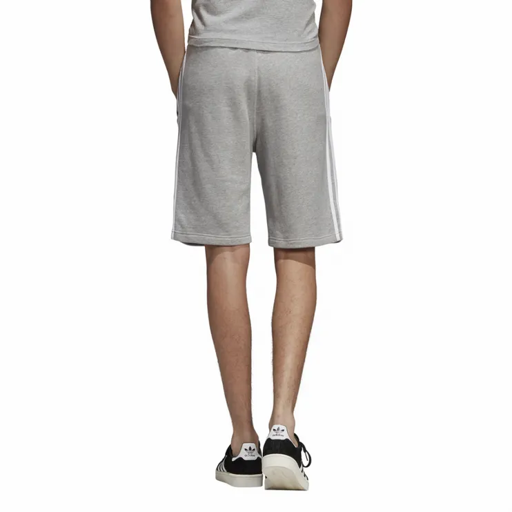 Adidas Pantaloncino sportivo da uomo 3 Strisce IC9437 grey Tactical Attachment Loops Beach-Ready Look