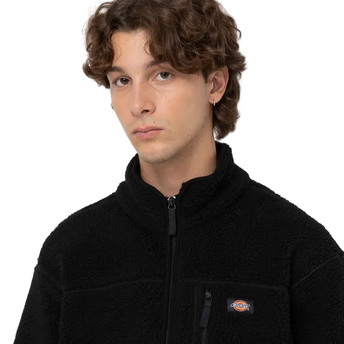 Dickies giubbino pile da uomo Mont Hope DK0A4YEEBLK nero Anti Static Finish